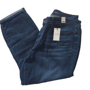 Judy Blue Jeans Womens Boyfriend Fit Mid Rise 5 Pocket Denim Size 24W Blue NWT